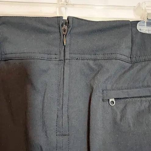 Royal Robbins Vintage Athletic Sporty Hiking Tennis Stretch Black Mini Skirt