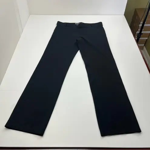 Betabrand Classic Dress Pant Yoga Pant Straight Fit Womens Size Large Black