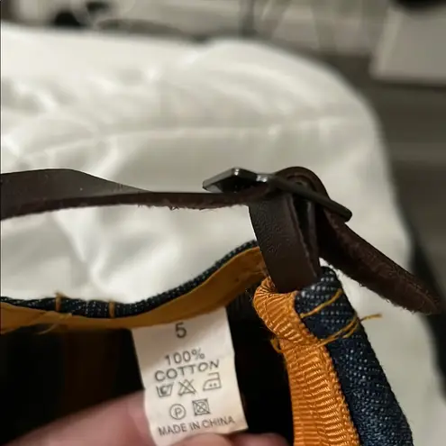 Women’s “I Love❤️Vegas” Sparkly Rhinestones Sequins Cotton Denim Cap size 5 SML Blue - Image 6