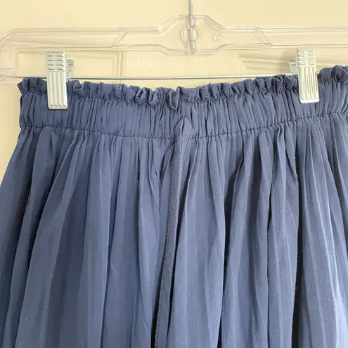 Magic ME 2 Palazzo Wide Leg Pants Flowy Drawstring Waist Casual Comfy Blue S