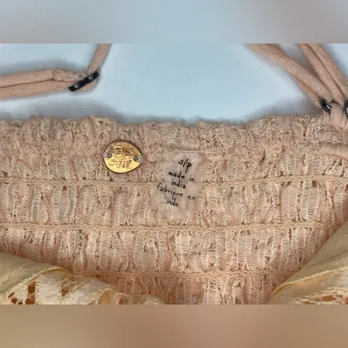 Intimately Free People NWT Adella Bralette in Electric Nectar Orange Mot Size S