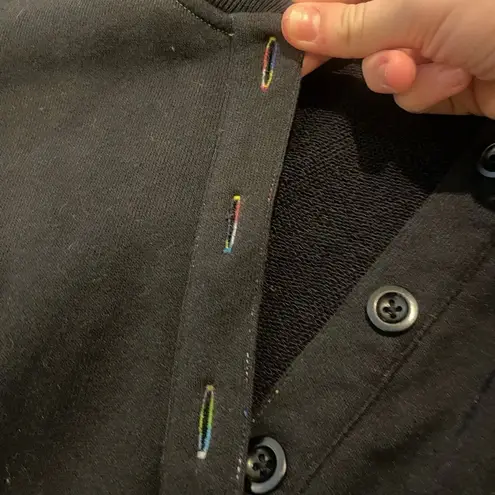 Something Navy black Esmeralda Ruffle Jumpsuit size Small