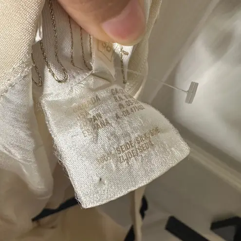 Escada Couture 100% Silk Sheath Dress Ivory Cream EU 38 US M Quiet Luxury Size undefined