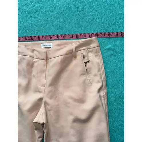 Adrienne Vittadini Women's Casual Dress Pants Zipper Pockets Dusty Mauve Pink 8