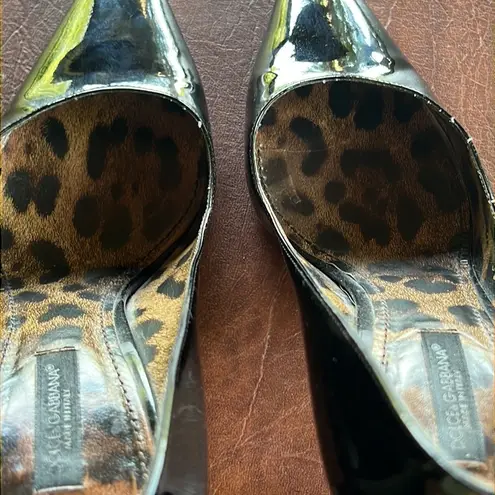 Dolce & Gabbana Dolce & Gabanna Patent Leather Pointed Toe Heels