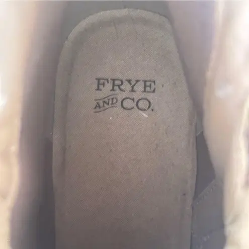 Frye Estrely Tan Ankle Boots with Suede Finish NWOT Size 10