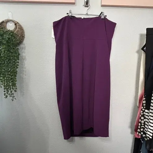 NEW Maree Pour Toi Women's Strapless Cocktail Dress Deep Purple Curvy 20 Glam Size undefined