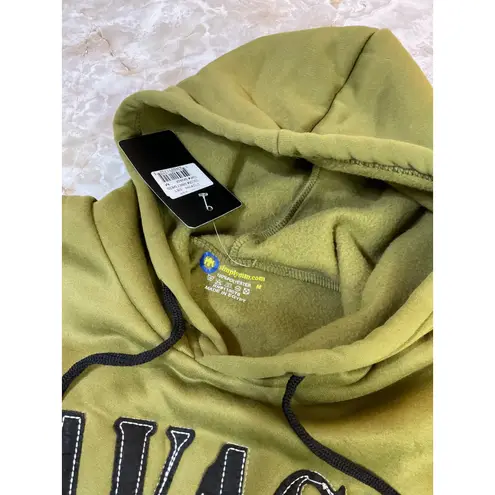 Savage Great American Original Brand Green Cropped Hoodie Sweatshirt NWT Medium