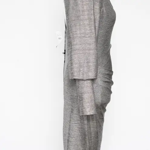 Black Halo - Iron Glow Metallic Long Sleeve Bodycon Dress