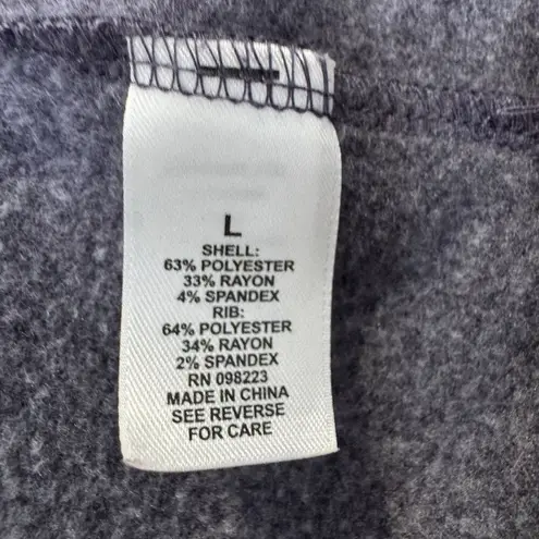 Free Fly Asymmetric Hoodie Womens Size L Purple Soft Fleece Pullover Athleisure Size L