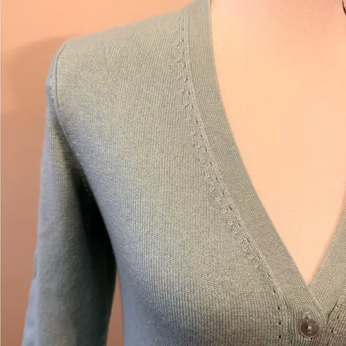 Etcetera | Mint Green cashmere and silk blend cardigan