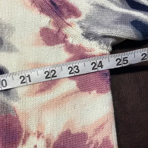 Sun Stone Womens Cardigan Sweater Medium Open Front Tie Dye Knit Cotton Clean - Image 14