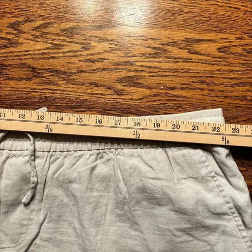 Old Navy  Linen Blend Pants Women's Size XXL Drawstring Straight Leg Beach Vacay