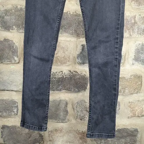 Free Planet black stretch jeans Woman's size 28/30 skinny faded
