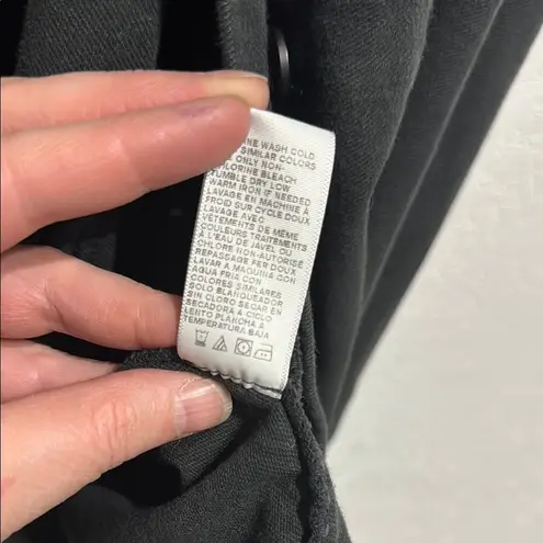 James Perse Standard Dark Gray Cotton Utility Shirt Jacket