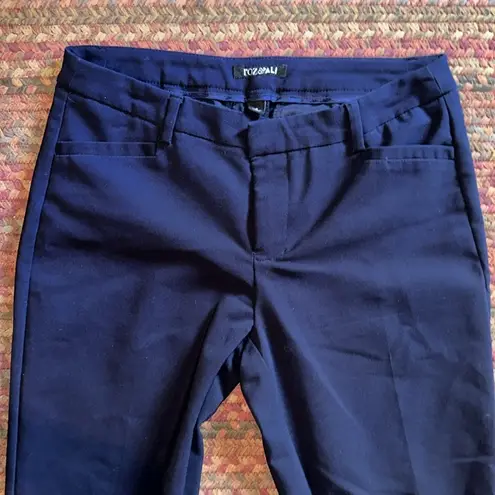 Roz & Ali NAVY BLUE BUSINESS CASUAL TROUSER PANTS