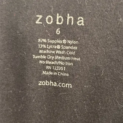 Zobha Women’s  athletic workout top size 6