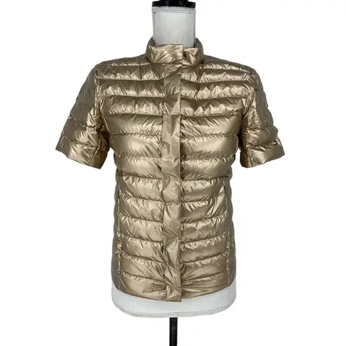 J. McLaughlin  Sarabeth Puffer Jacket Gold