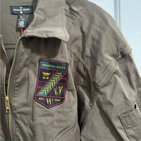 Houston White flight suit Green Size XXL