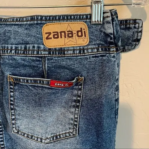 Zana Di Vintage Y2K 90s Belted Denim Mini Skirt