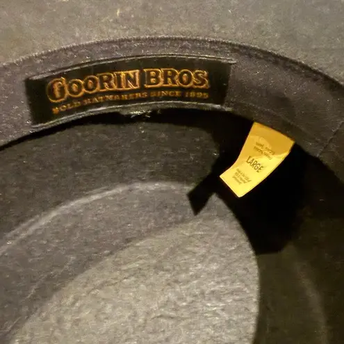 Goorin Bros. “London Sparkles” Flat Brim Wool Hat – Size L Black