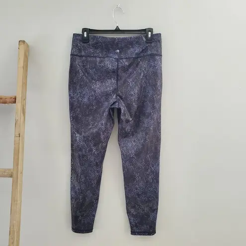 Ideology Snakeskin Print Workout Athleisure Leggings Size L