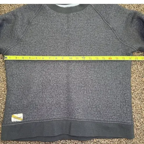 Tracksmith Women’s NDO Merino Wool Crewneck Sweater, Large Gray