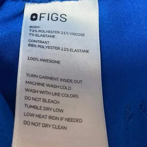 FIGS  Women's Blue Drawstring Mid Rise Medical Nurse Jogger Scrub Pants Size XXS