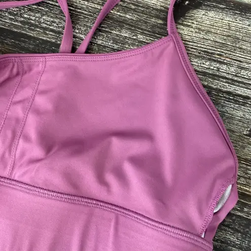 Thirdlove  Purple Wire Free Racerback Athletic Sport Bra L