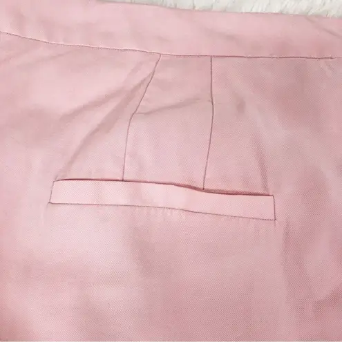 Eloquii Blush Pink Ankle Length Trouser Pant Lightweight Pastel Career Size 28