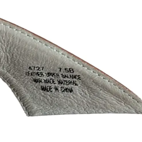 Red Wing Wedge Brown Leather Cut Out Detail Sandals Size 7.5 Tan