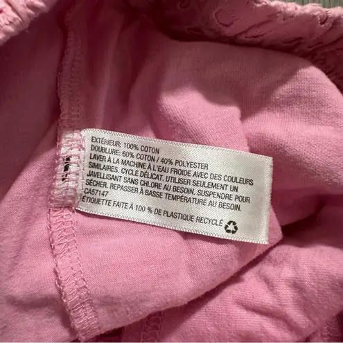 Lilly Pulitzer for Target Pink Eyelet Pom Pom Hem Mid Rise Pull