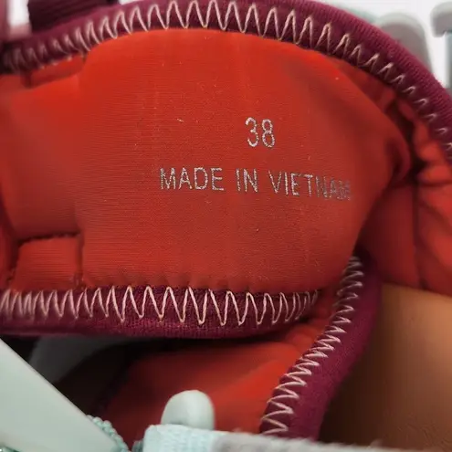 Chloé Lilli Multi-Strap Platform Sandals Orange/Teal EU 38 (US 7.5–8)