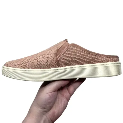 Sofft Suede Leather Slip On Pink Mule Sneaker Women’s Size 9.5M