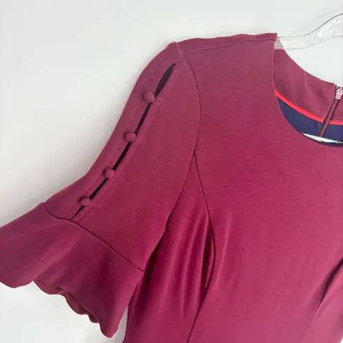 Boden USA Boden Alexis Jersey Dress Size 8 Burgundy Wine
