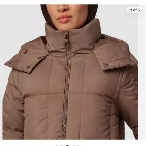 Mondetta Ladies' Square mid-length Quilted Down Parka nwt