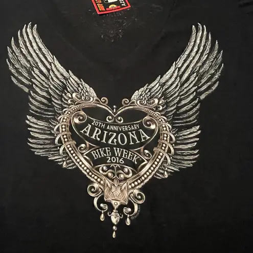Hot Learhers 2016 Arizona Bike Week Event T-shirt Women’s XL NWT