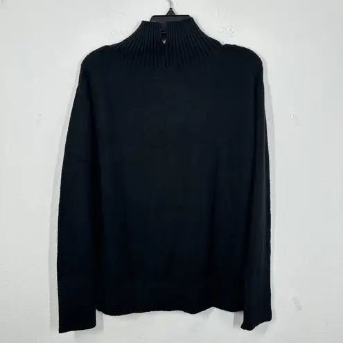 Caslon Nordstrom Black Mockneck Sweater Size Cozy Comfy Minimalist Casual NWT
