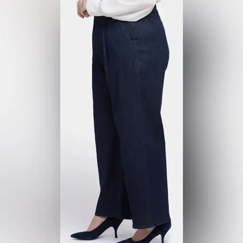NYDJ Teresa Wide Leg Ankle Jeans In Plus Size 28 NWT RINSE IN COLOR