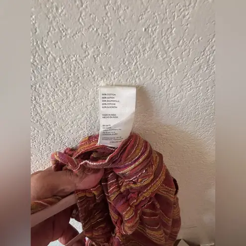 Free People  Vibrant Striped Jumpsuit 
Pit to Pit is 14” to 18”