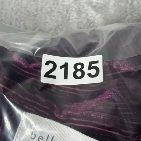 Bella Dahl Shirt Womens Medium Purple Winter Bloom Round Yoke Velvet Corduroy