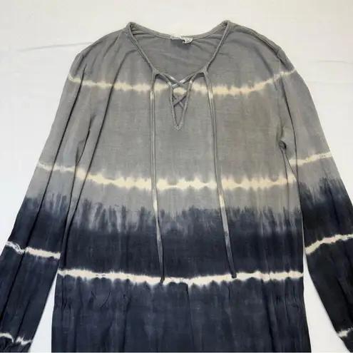 Fantastic Fawn Tie Dye Tunic Shirt blue gray white Women’s Size Medium boho