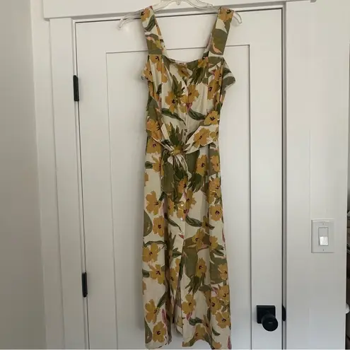 l*space L* Yellow Mykonos in Ibiza Floral Dress Size Small