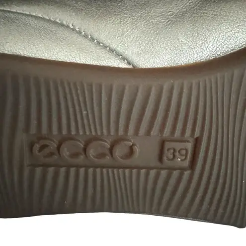 Ecco  Bronze with Rhinestone Ballet Flats Shoes Size 39 (8-8.5)