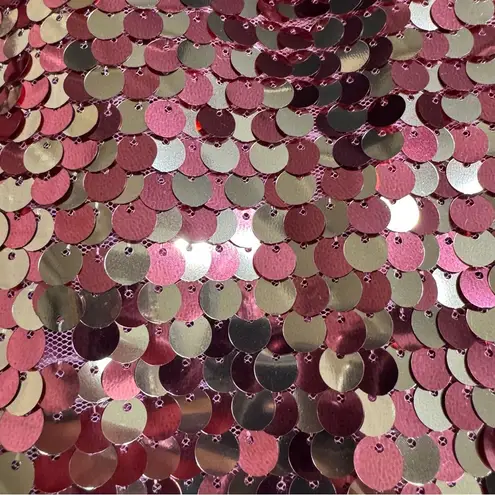 Maeve Anthropologie Long Sleeve Mock Neck Sequin Mini Dress