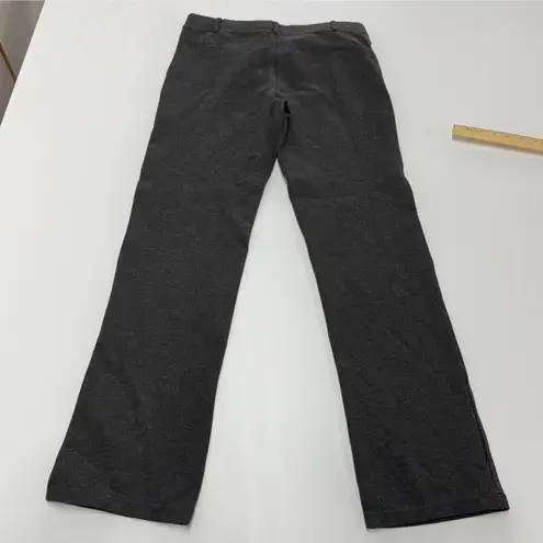 Betabrand Pants Womens Medium Petite Gray Classic Dress Yoga Stretch Comfort