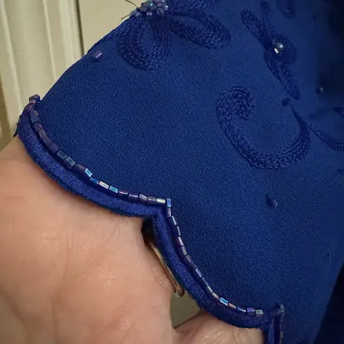 R & M Richards by Karen Kwong NEW Blue Wedding Party Dress Size 14