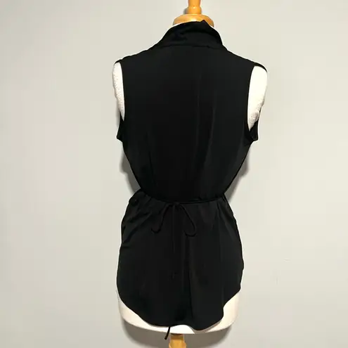 Collective Concepts NWT Black Sleeveless Blouse Top
