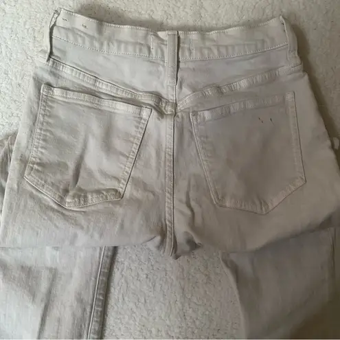 Madewell  “The Perfect Vintage Jean” White Jeans