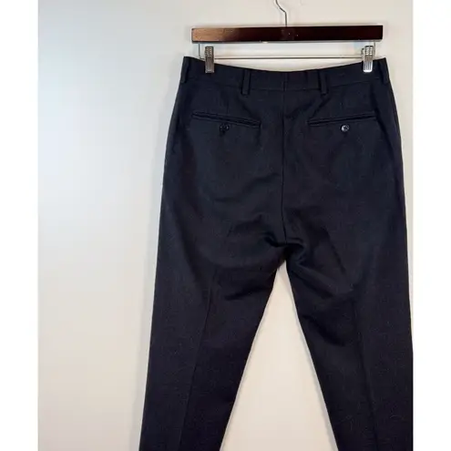 Ralph Lauren  Women Dress Pants Black Straight Wool Classic Trouser 30x30